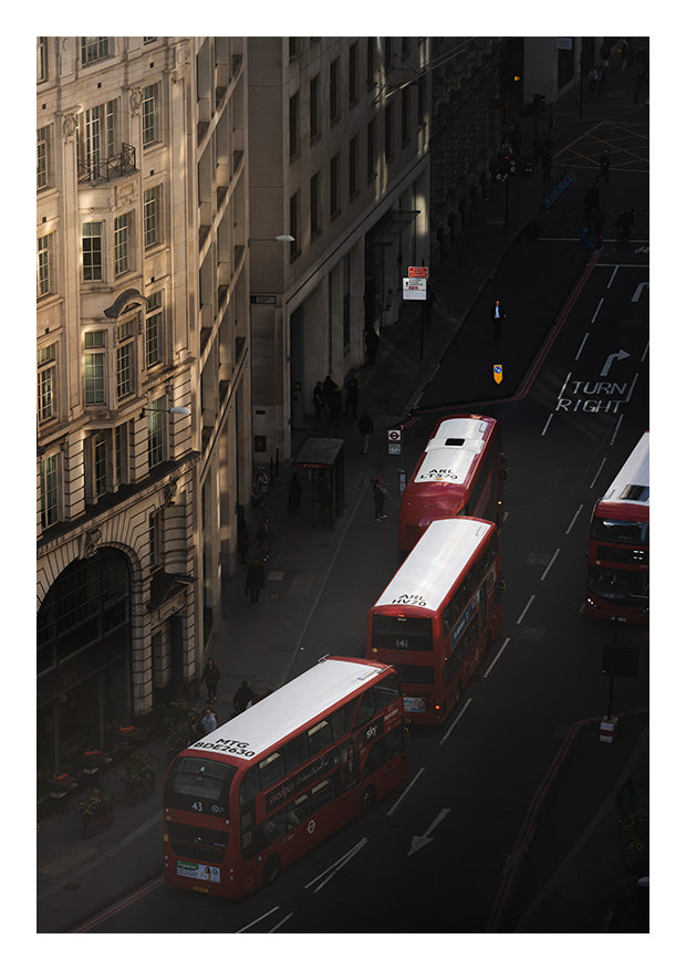 London’s Double-Deckers from Above